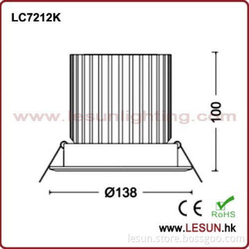 Brightness good price 30W led down light commercial lighting LC7212K